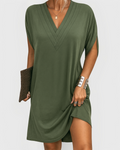 Rachel™ | V-Neck Casual Mini Dress