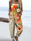 Vintage Floral Jumpsuit Women - Effortless Style & All-Day Comfort