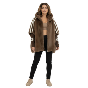 Brielle Faux Fur Hooded Jacket